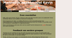 Desktop Screenshot of naaktmodelkevin.nl